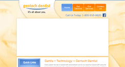Desktop Screenshot of gentechdentist.com